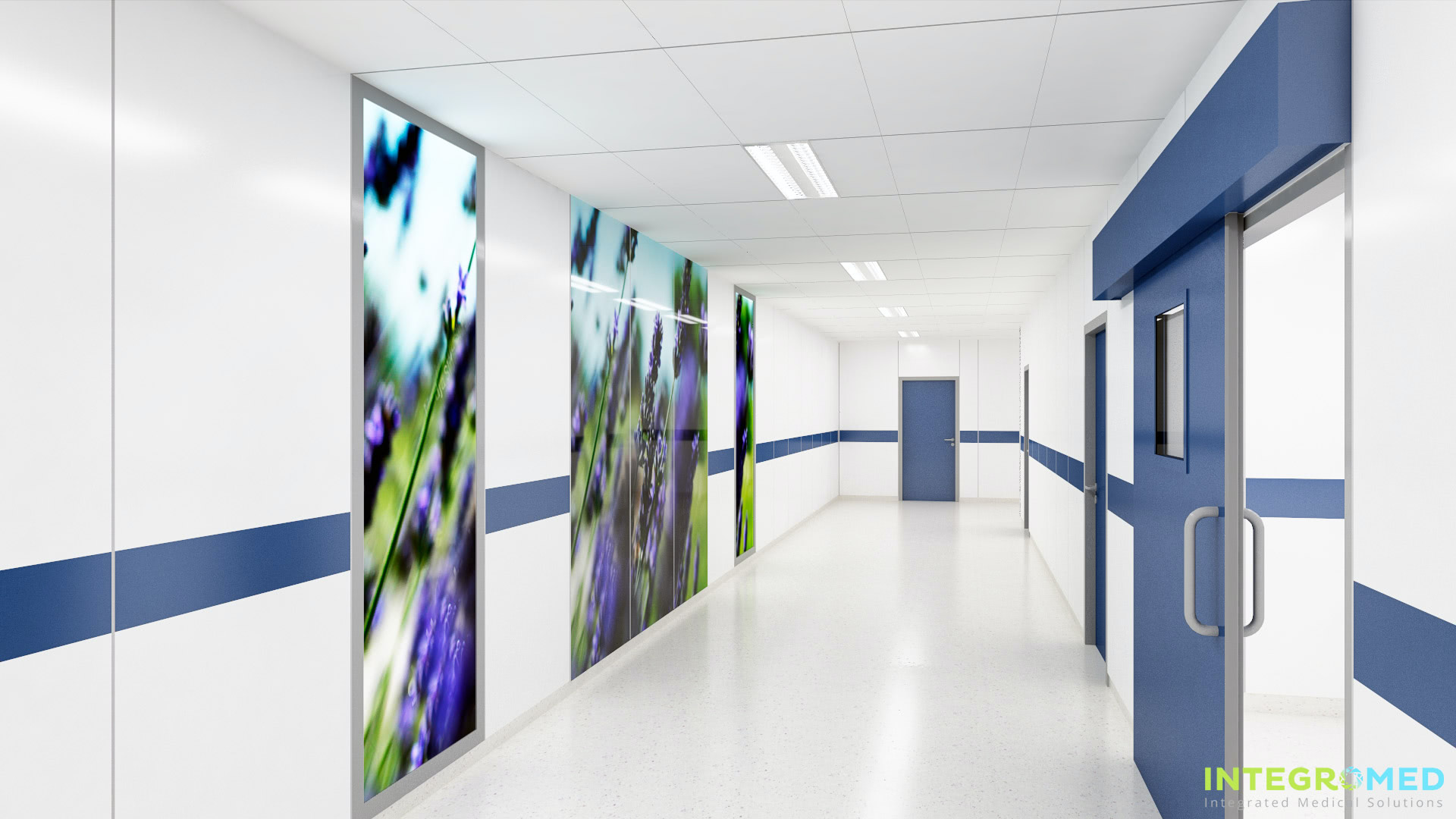 Hospital Room Wall Mural Background, Picture In Hospital Background Image  And Wallpaper for Free Download